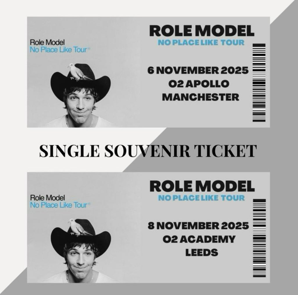 Role Model ‘No Place Like Tour’ inspired souvenir tickets