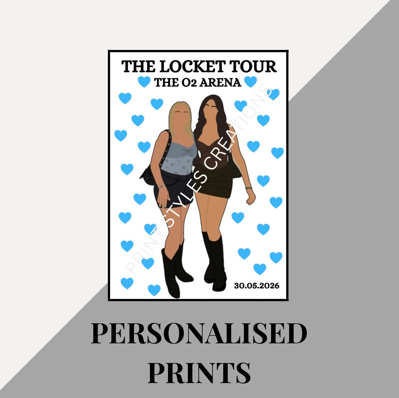 Madison Beer The Locket Tour personalised tour prints