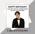 Conrad Fisher inspired birthday card