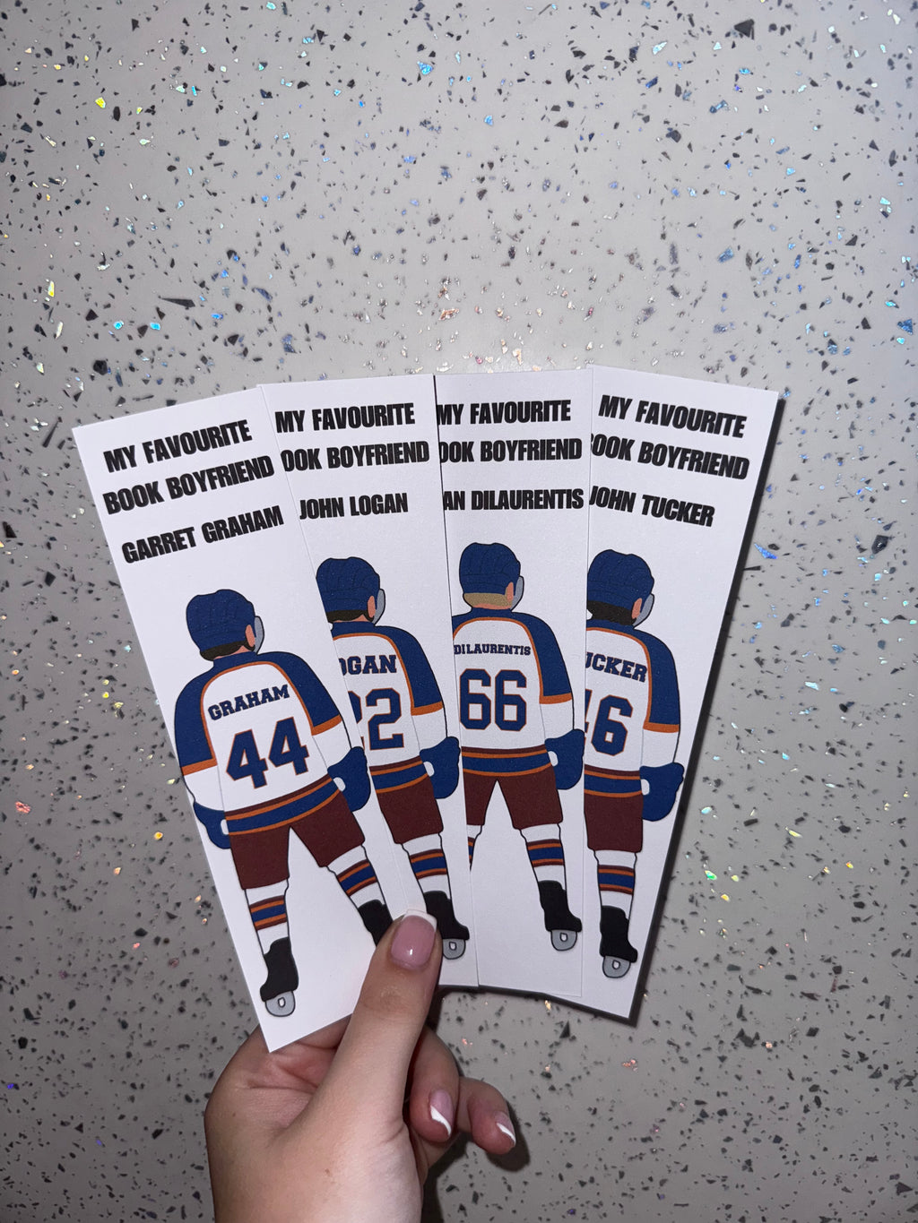 Off Campus Character inspired bookmarks