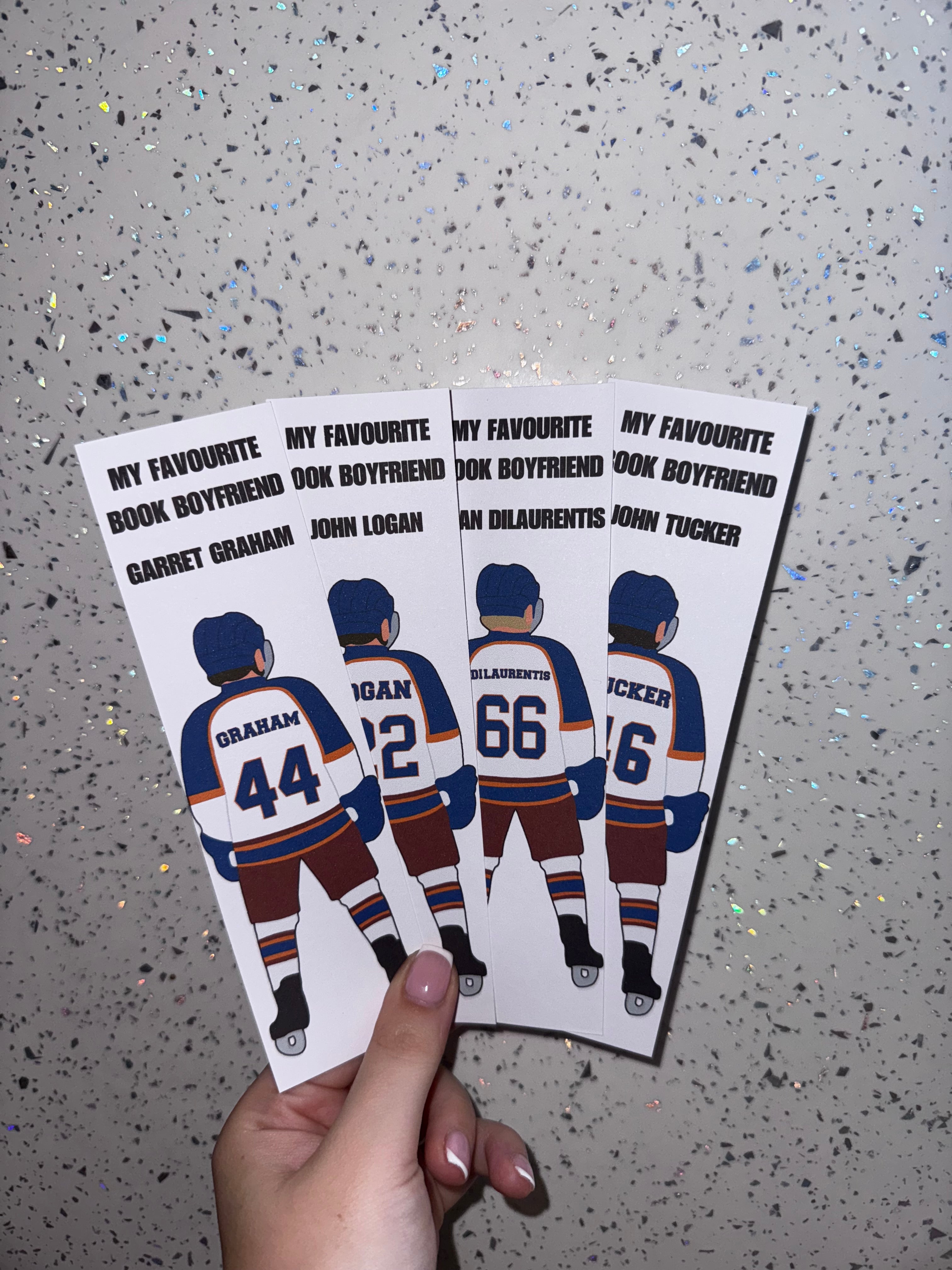 Off Campus Character inspired bookmarks