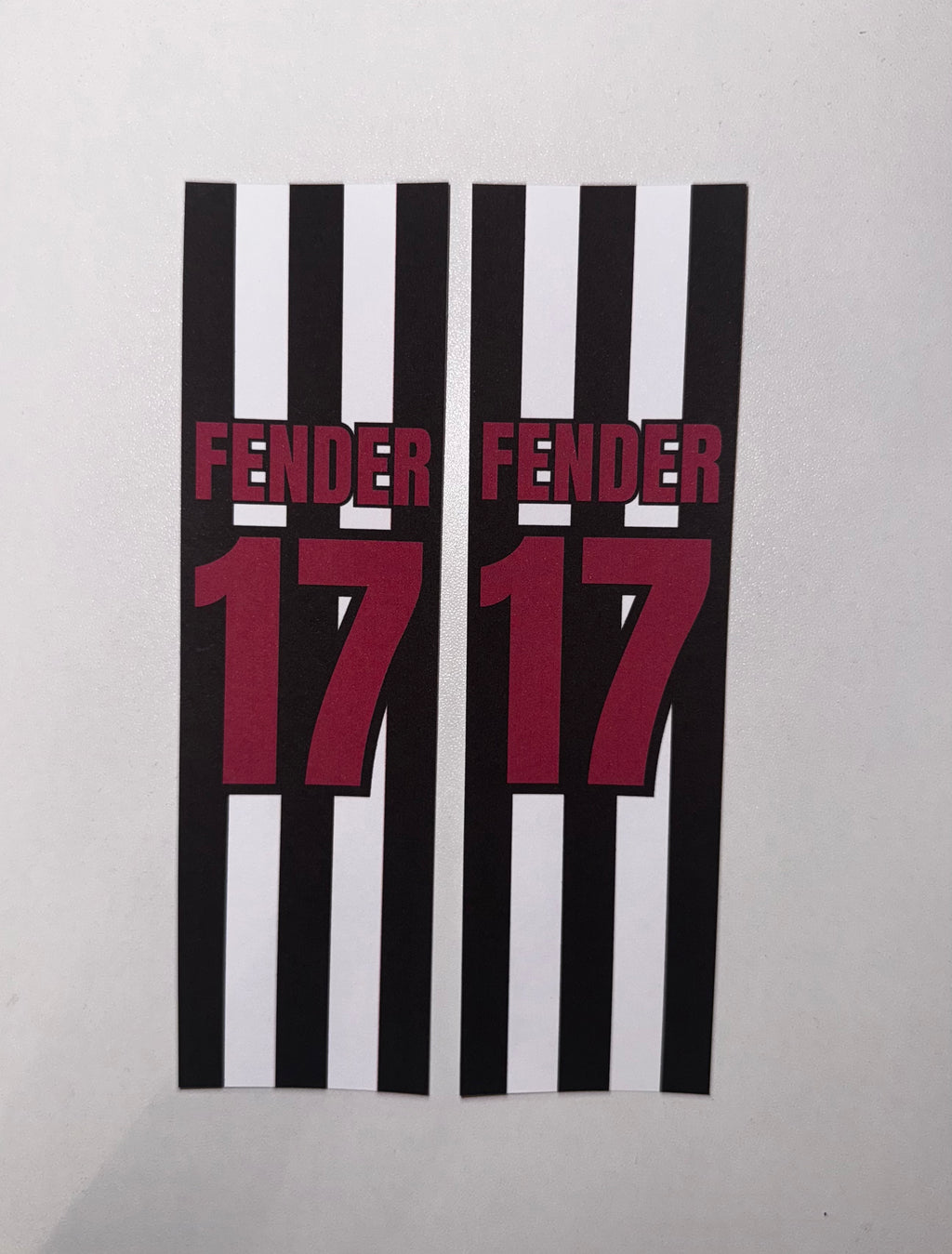 Sam ‘Fender 17’ inspired bookmarks