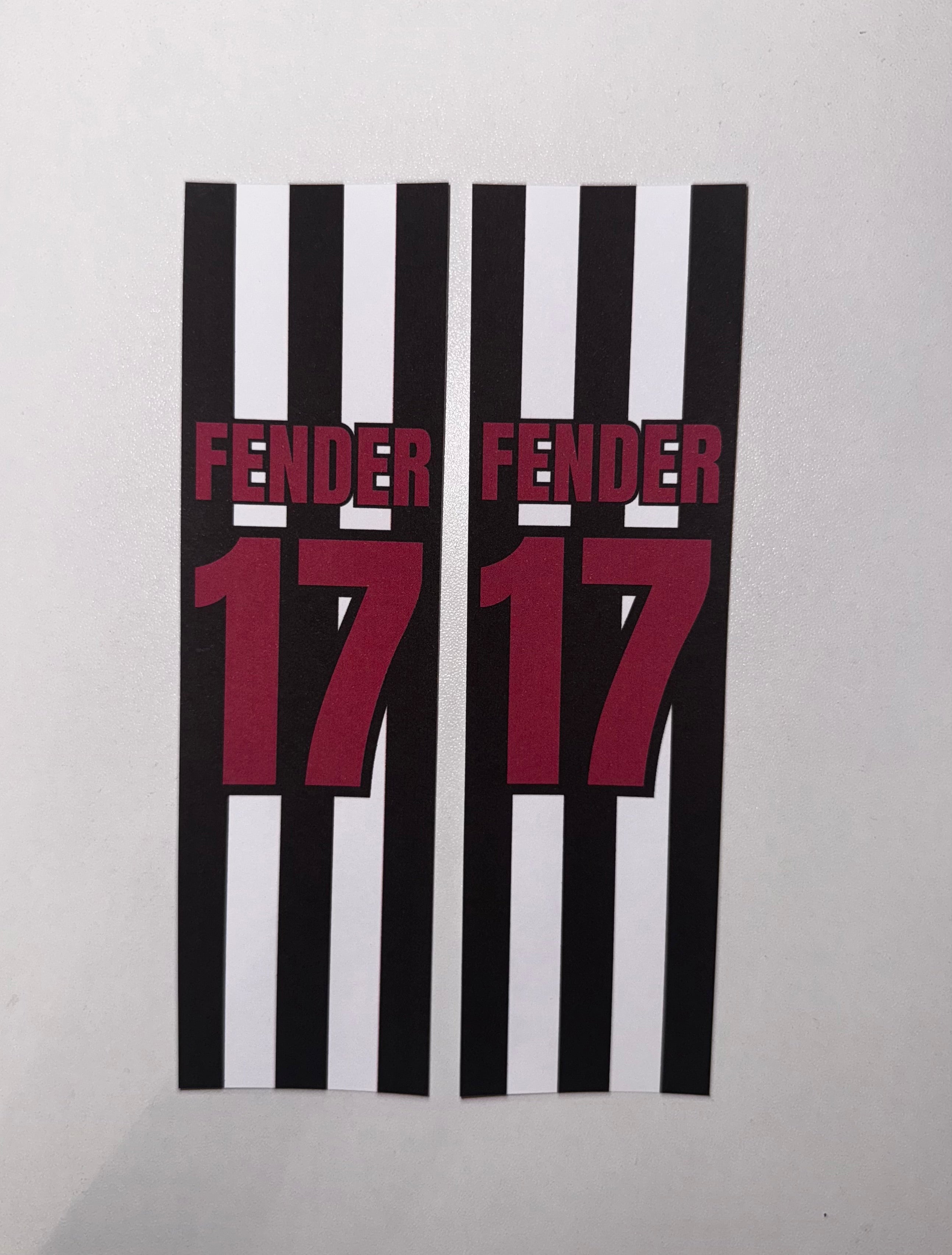 Sam ‘Fender 17’ inspired bookmarks