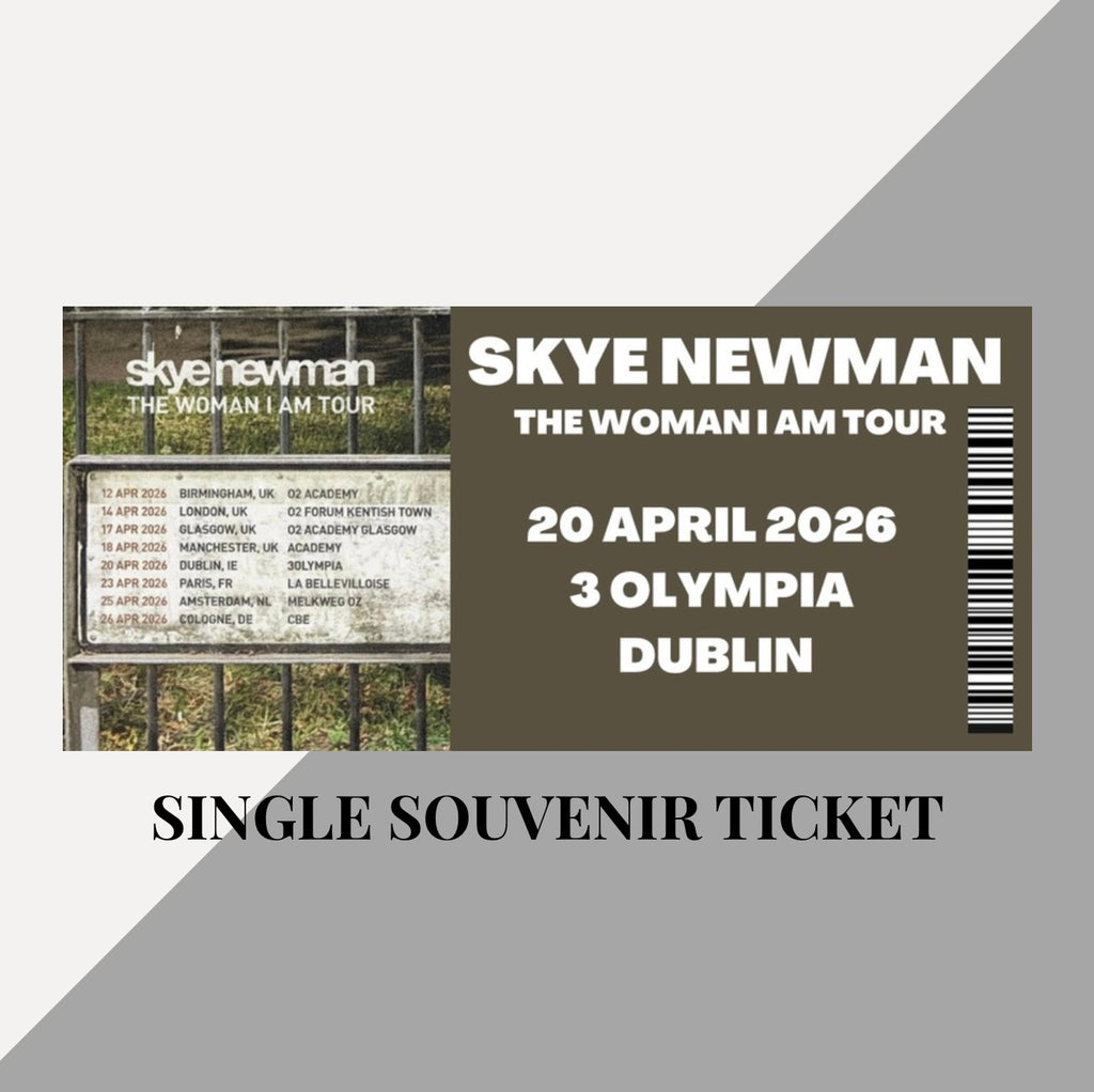 Skye Newman ‘The Woman I Am’ Tour inspired souvenir tickets