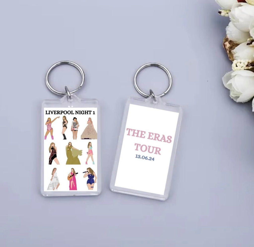 Taylor Swift ‘The Eras Tour’ inspired keyrings