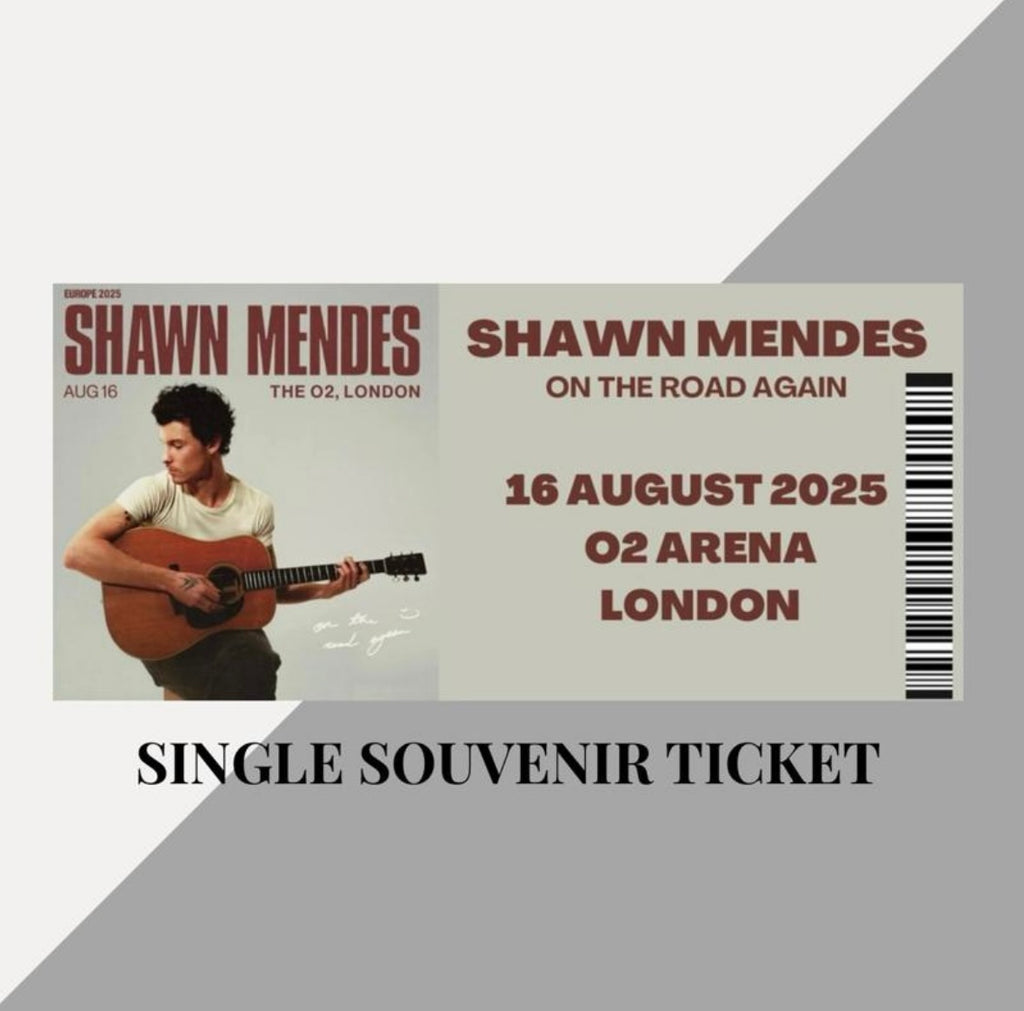 Shawn Mendes ‘On The Road Again’ Tour souvenir tickets