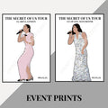Gracie Abrams ‘The Secret of Us’ Tour inspired event prints