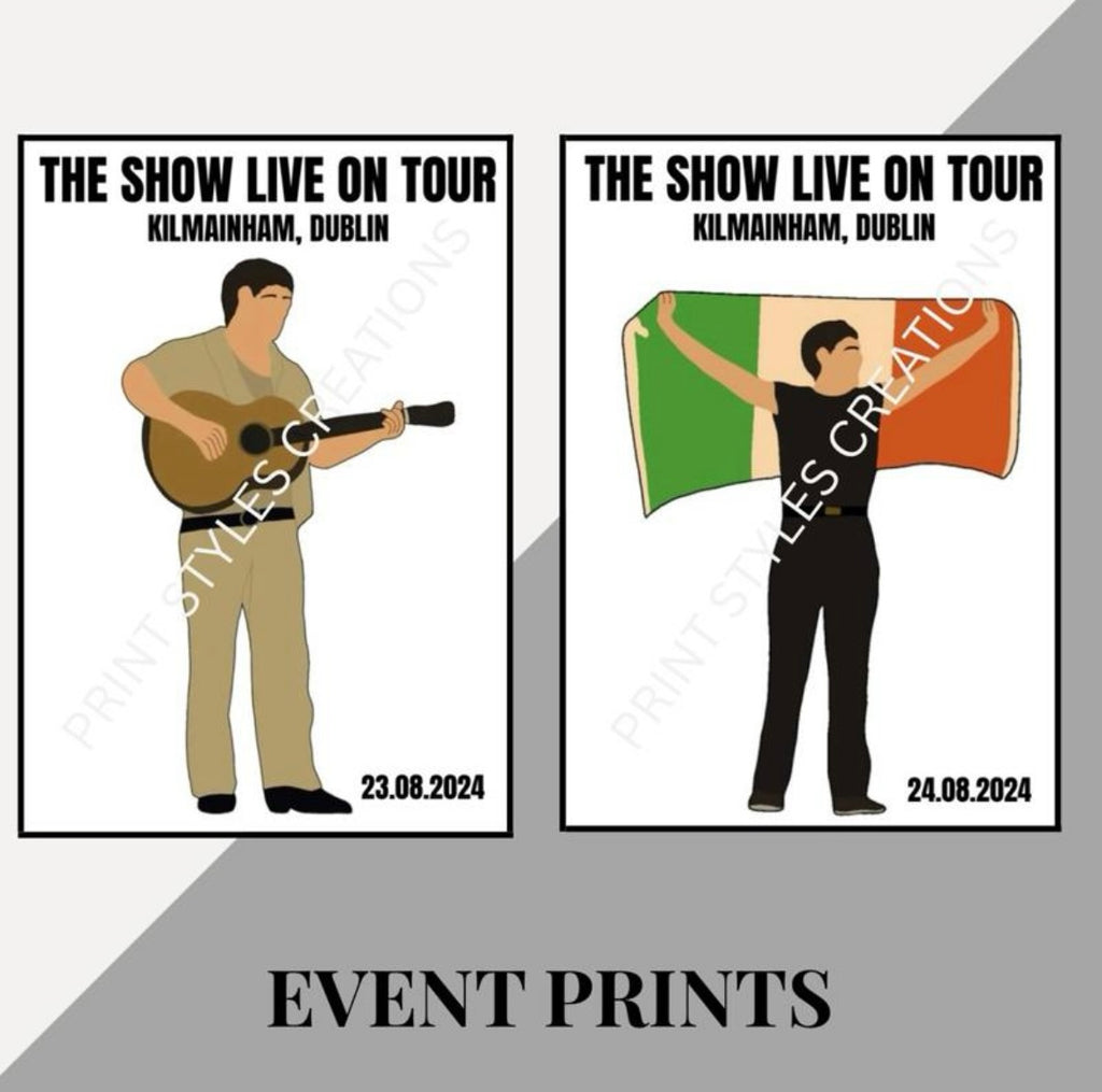 Niall Horan ‘The Show Live On Tour’ inspired event prints