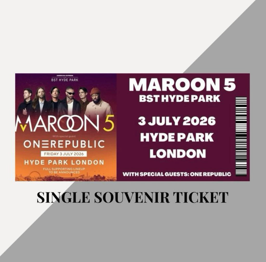 BST Hyde Park 2026 inspired souvenir tickets