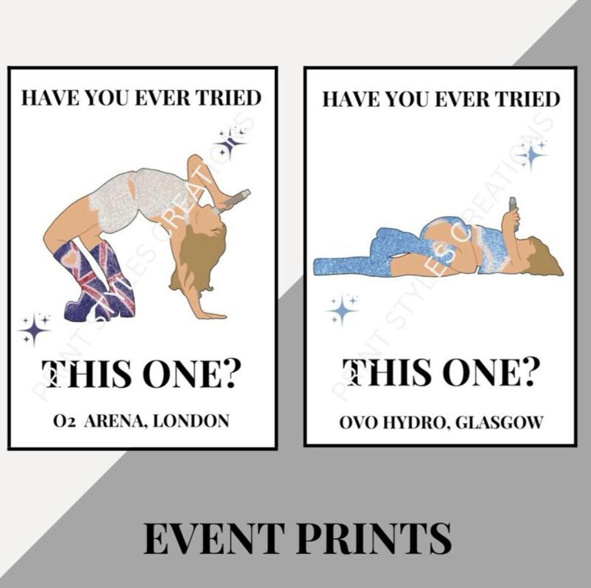 Sabrina Carpenter Juno Positions inspired prints
