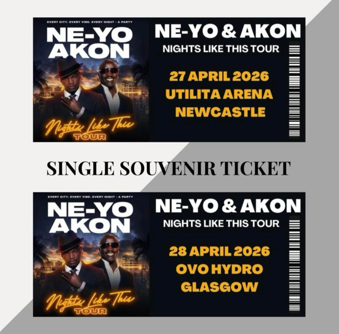 Ne-Yo & Akon ‘Nights Like This Tour’