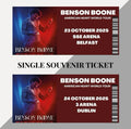 Benson Boone ‘American Heart Tour’ inspired souvenir tickets