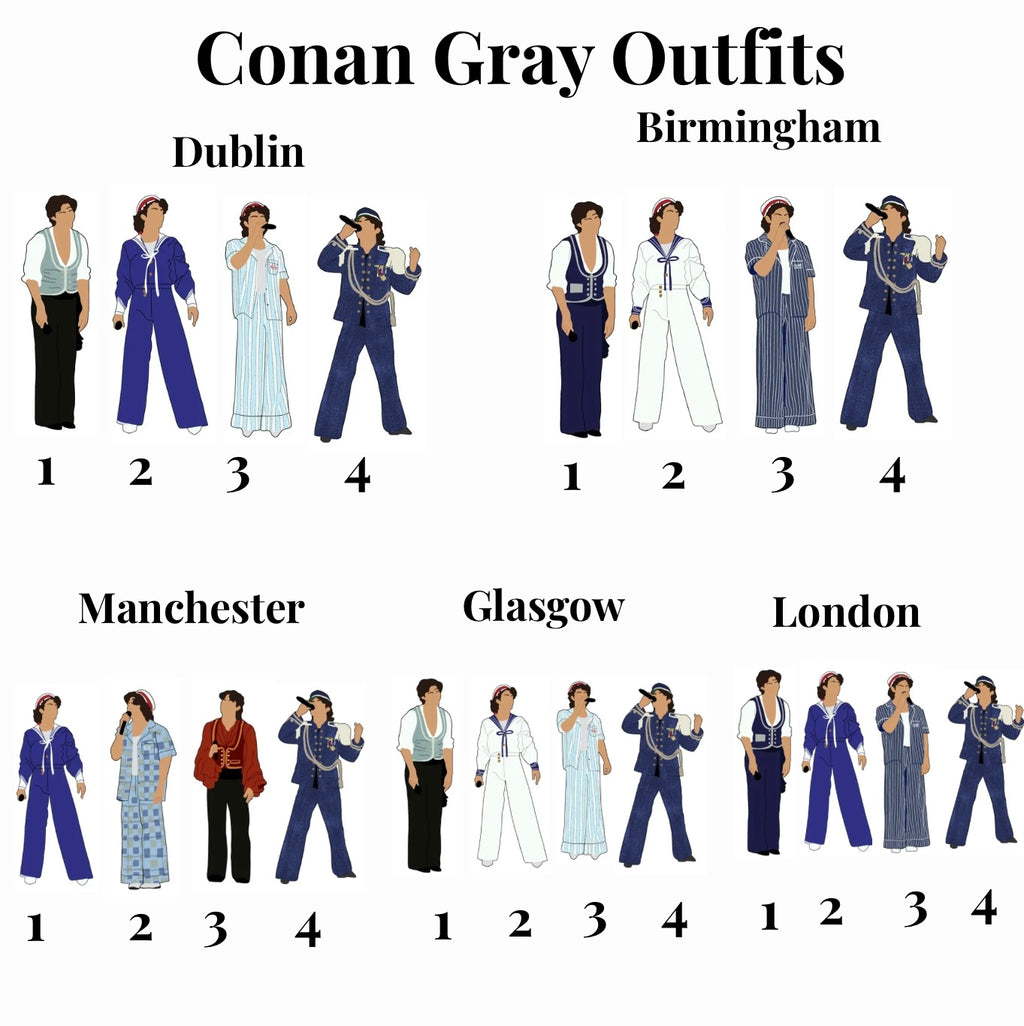 Conan Gray ‘The Wishbone Tour’ inspired setlist prints