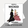 Wicked inspired birthday card