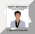 Shawn Mendes inspired birthday card