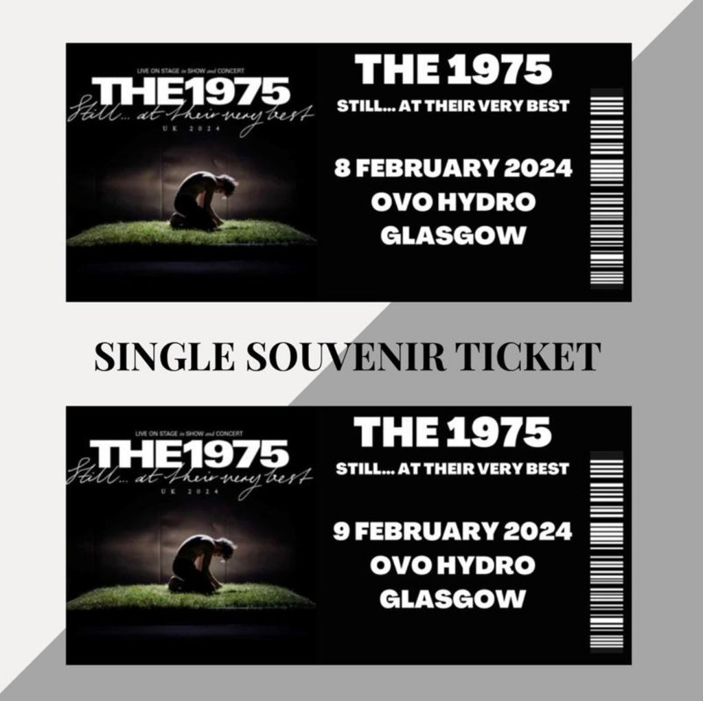 The 1975 ‘Still At Their Very Best’ inspired souvenir tickets