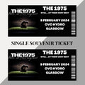 The 1975 ‘Still At Their Very Best’ inspired souvenir tickets