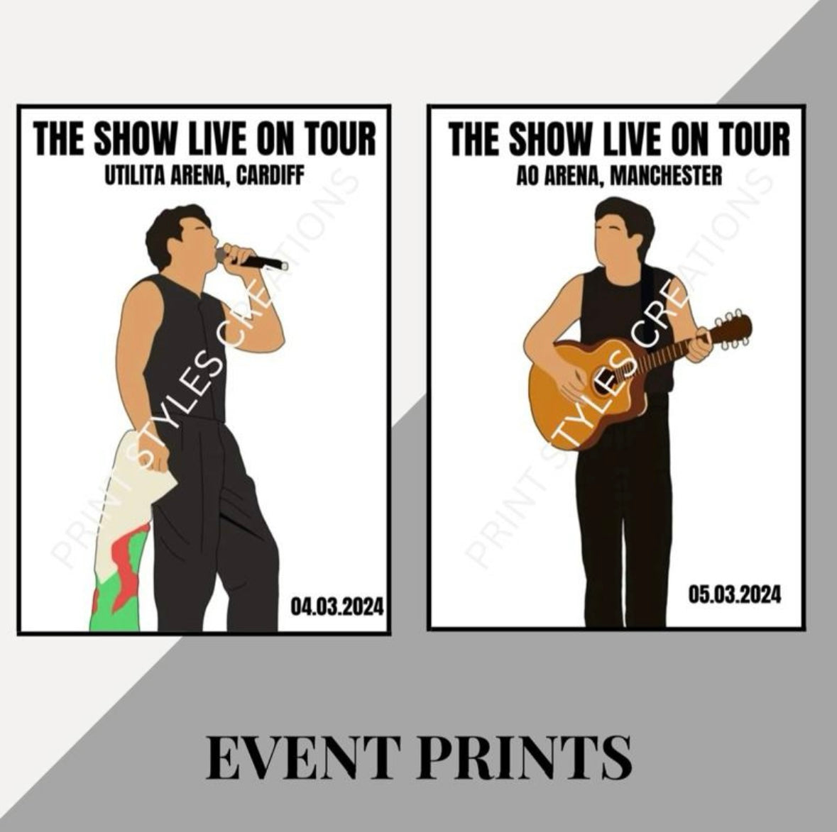 Niall Horan ‘The Show Live On Tour’ inspired event prints