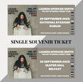 Lauren Spencer-Smith ‘The Art of Being a Mess’ tour inspired souvenir tickets