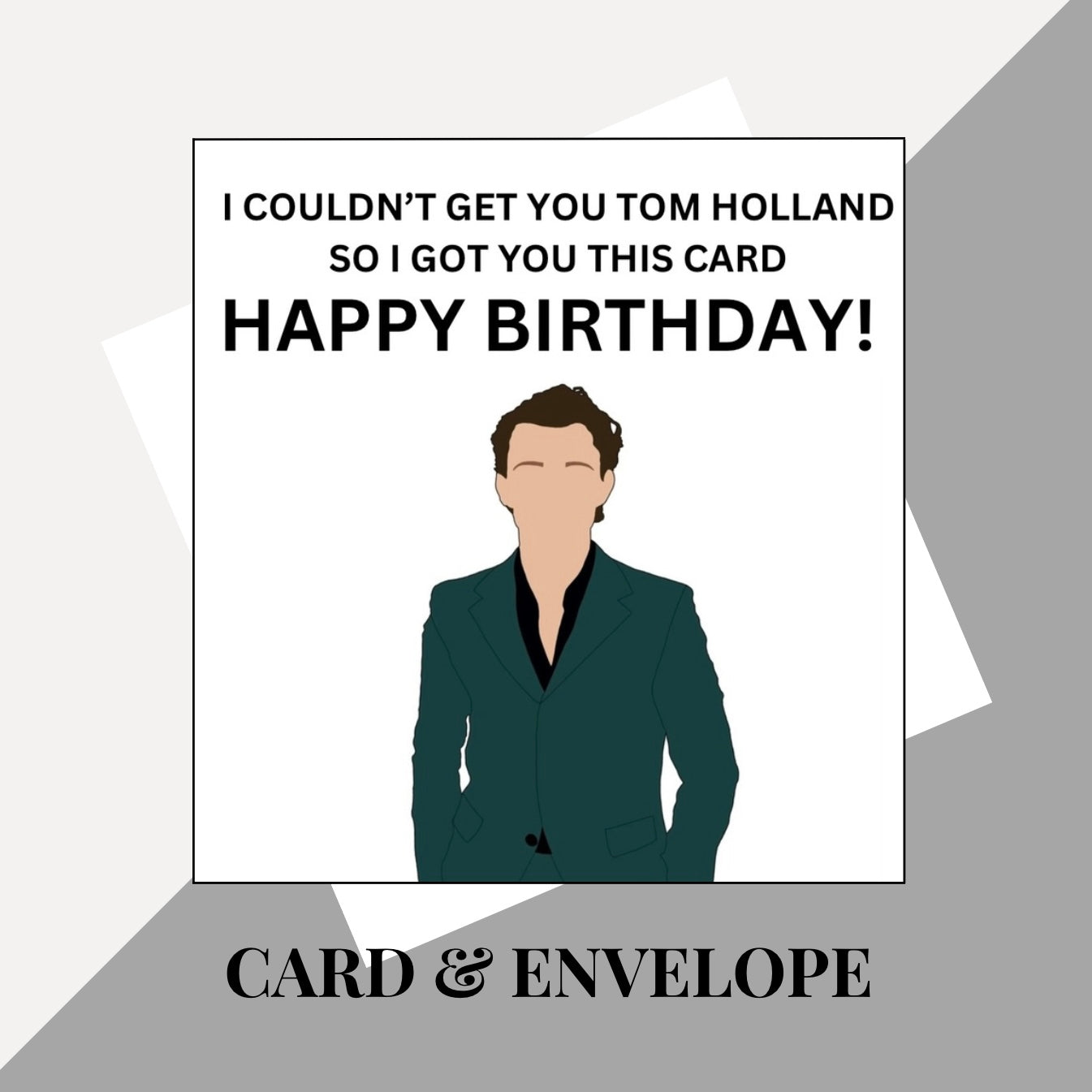 Tom Holland inspired birthday card