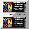 Harry Styles ‘Love On Tour’ inspired souvenir tickets