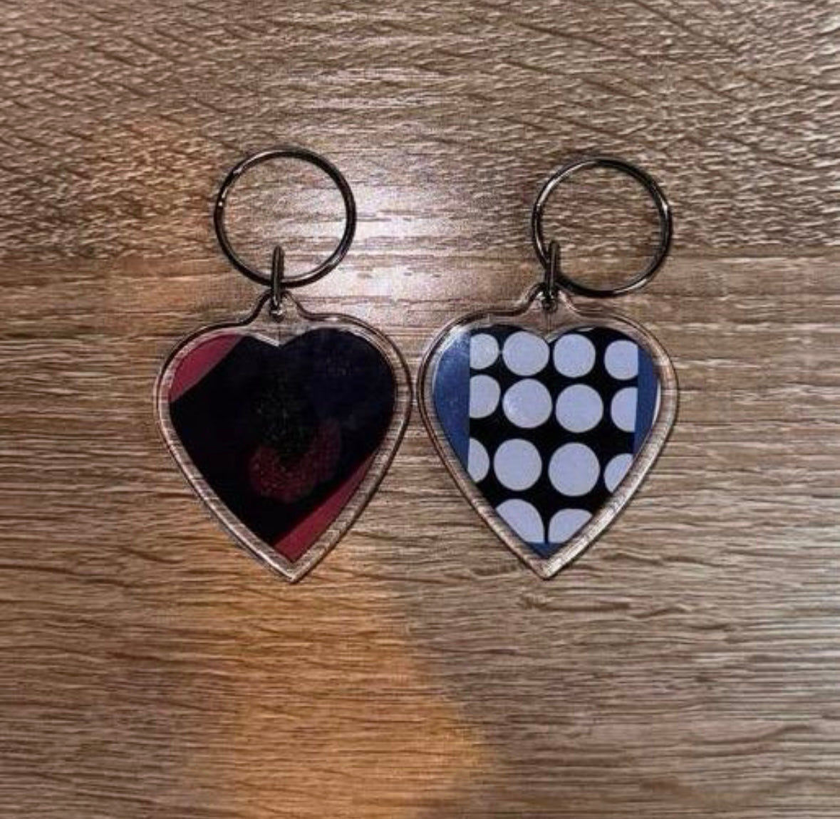 Harry Styles ‘Love on Tour’ inspired heart shaped keyrings