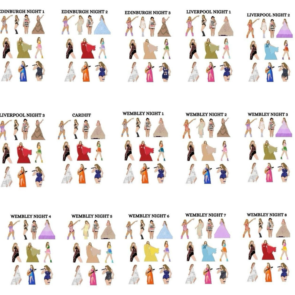 Taylor Swift ‘The Eras Tour’ inspired keyrings