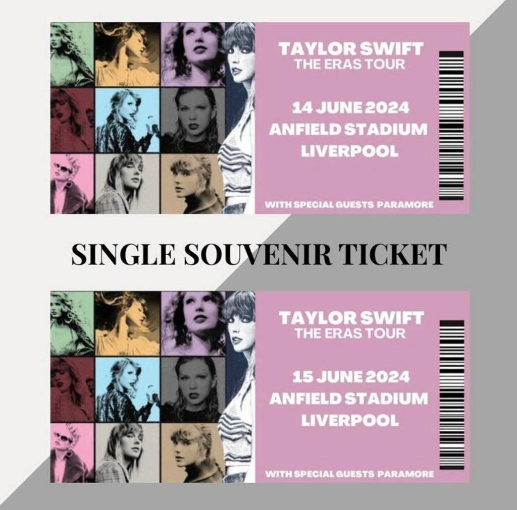 Taylor Swift ‘The Eras Tour’ inspired souvenir tickets