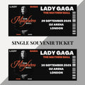 Lady Gaga ‘The Mayhem Tour’ inspired souvenir tickets