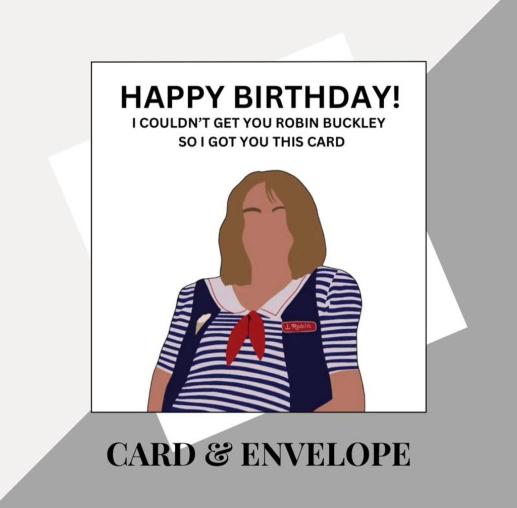 Stranger Things inspired birthday cards