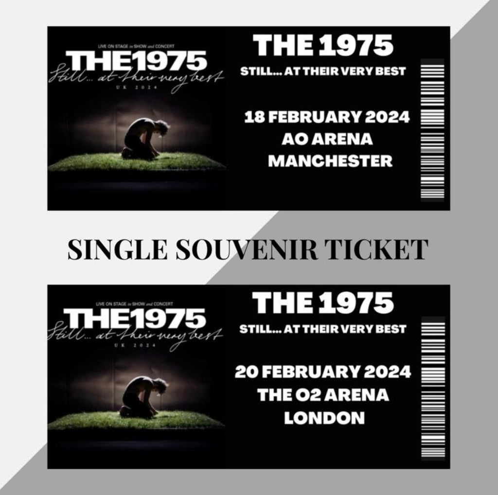 The 1975 ‘Still At Their Very Best’ inspired souvenir tickets