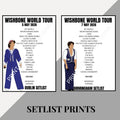 Conan Gray ‘The Wishbone Tour’ inspired setlist prints