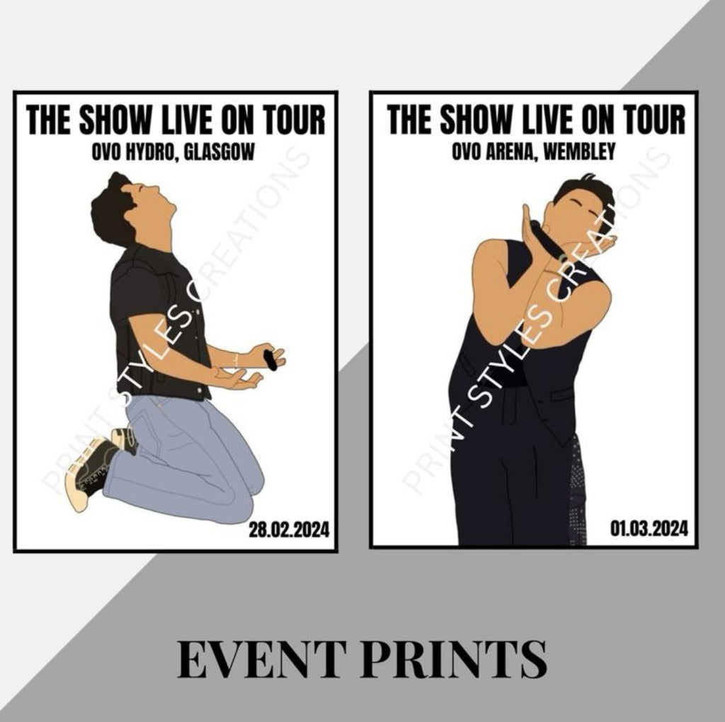 Niall Horan ‘The Show Live On Tour’ inspired event prints