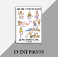 Sabrina Carpenter Juno positions event print - UK & IRE
