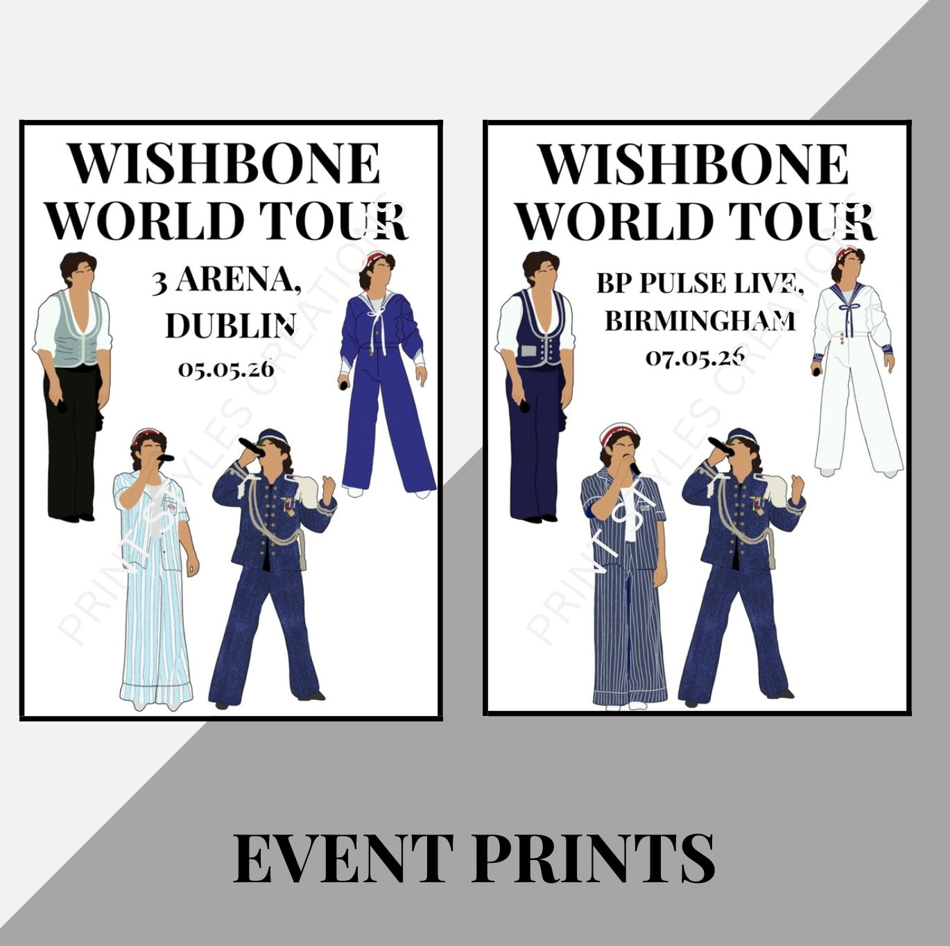 Conan Gray ‘The Wishbone Tour’ inspired event prints