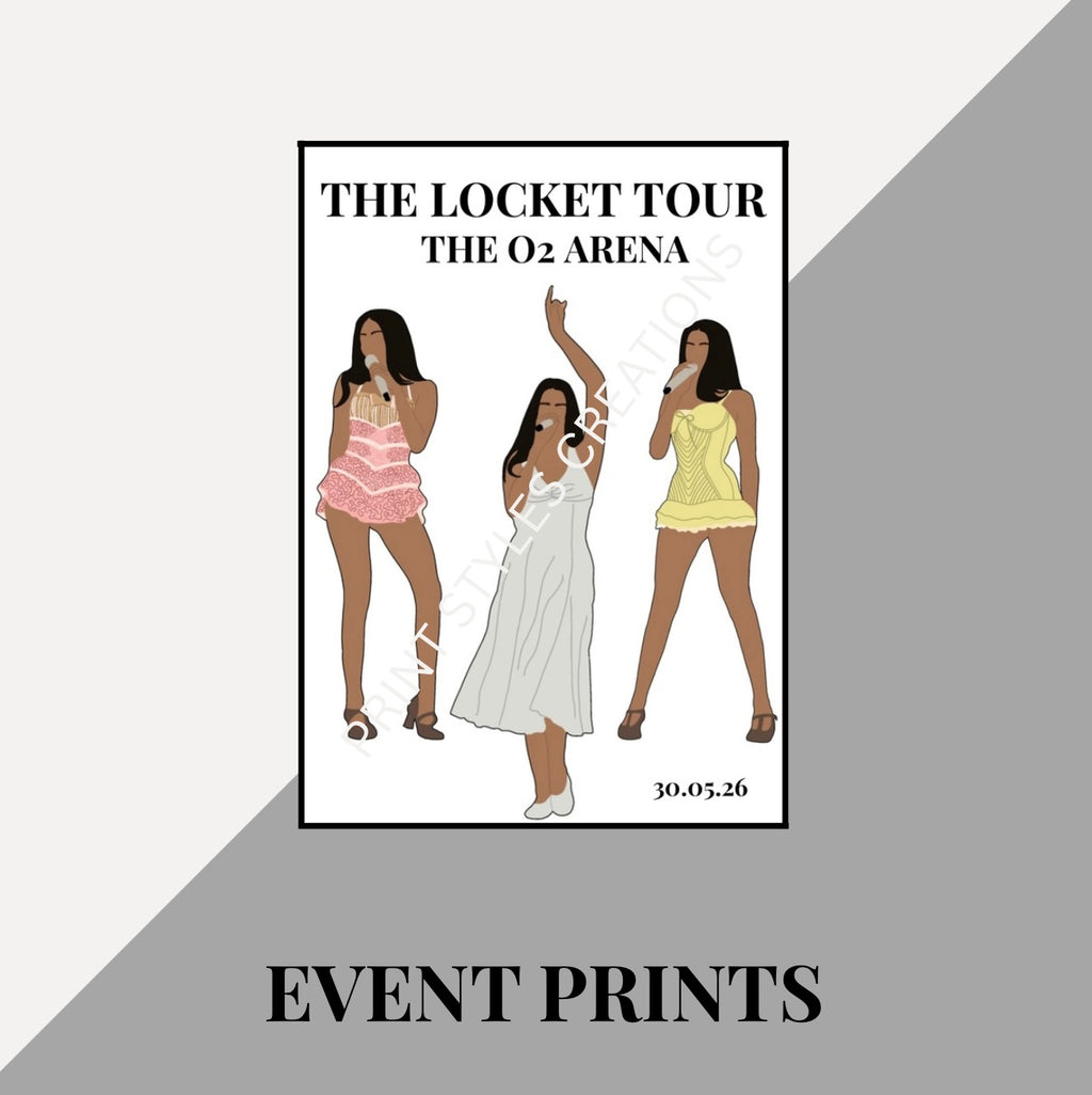 Madison Beer ‘The Locket Tour’ inspired event prints