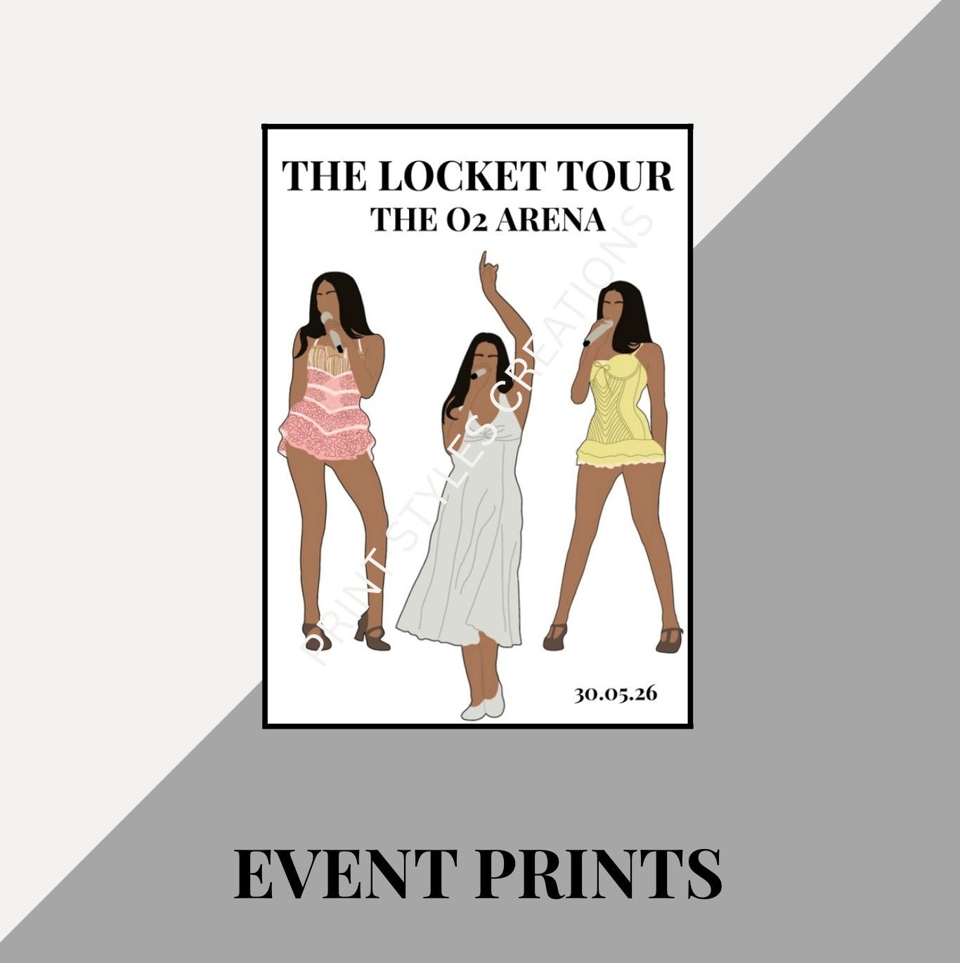 Madison Beer ‘The Locket Tour’ inspired event prints