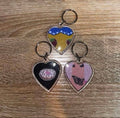 Harry Styles ‘Love on Tour’ inspired heart shaped keyrings
