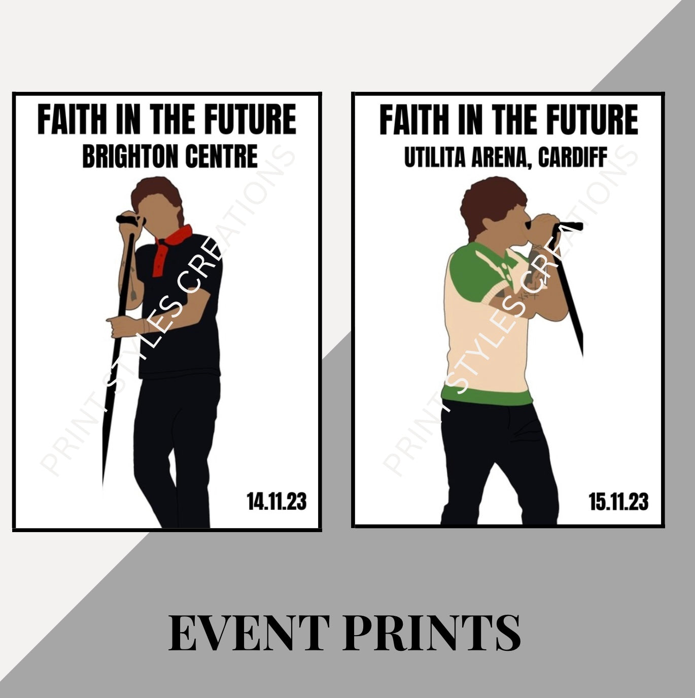Louis Tomlinson ‘Faith In The Future’ Tour inspired event prints