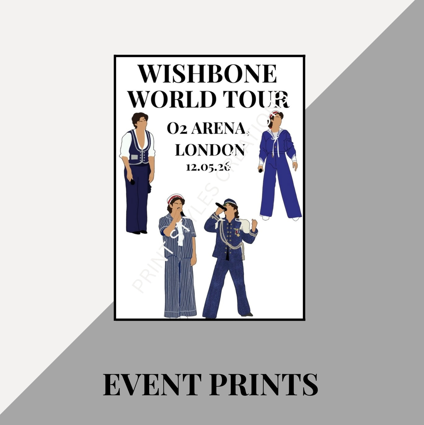 Conan Gray ‘The Wishbone Tour’ inspired event prints