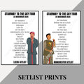 Zayn ‘Stairway to the Sky’ Tour inspired setlist prints