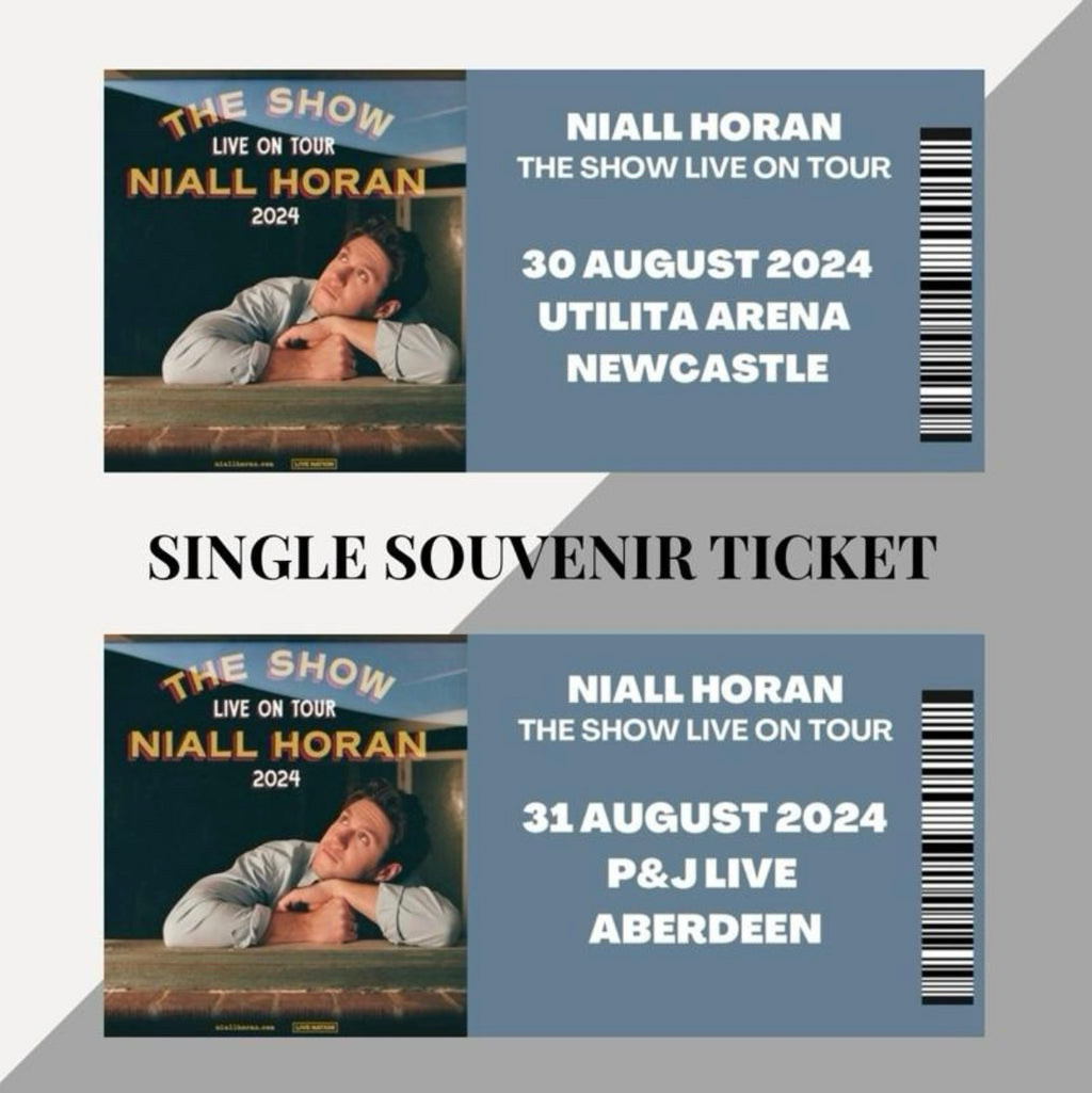 Niall Horan ‘The Show Live On Tour’ inspired souvenir tickets