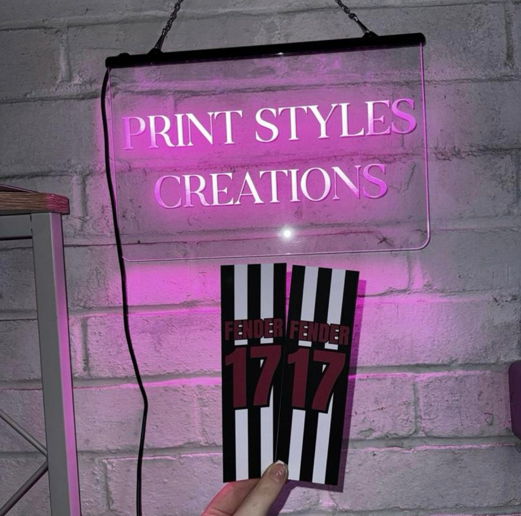 Sam ‘Fender 17’ inspired bookmarks