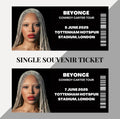 Beyoncé ‘Cowboy Carter Tour’ inspired souvenir tickets