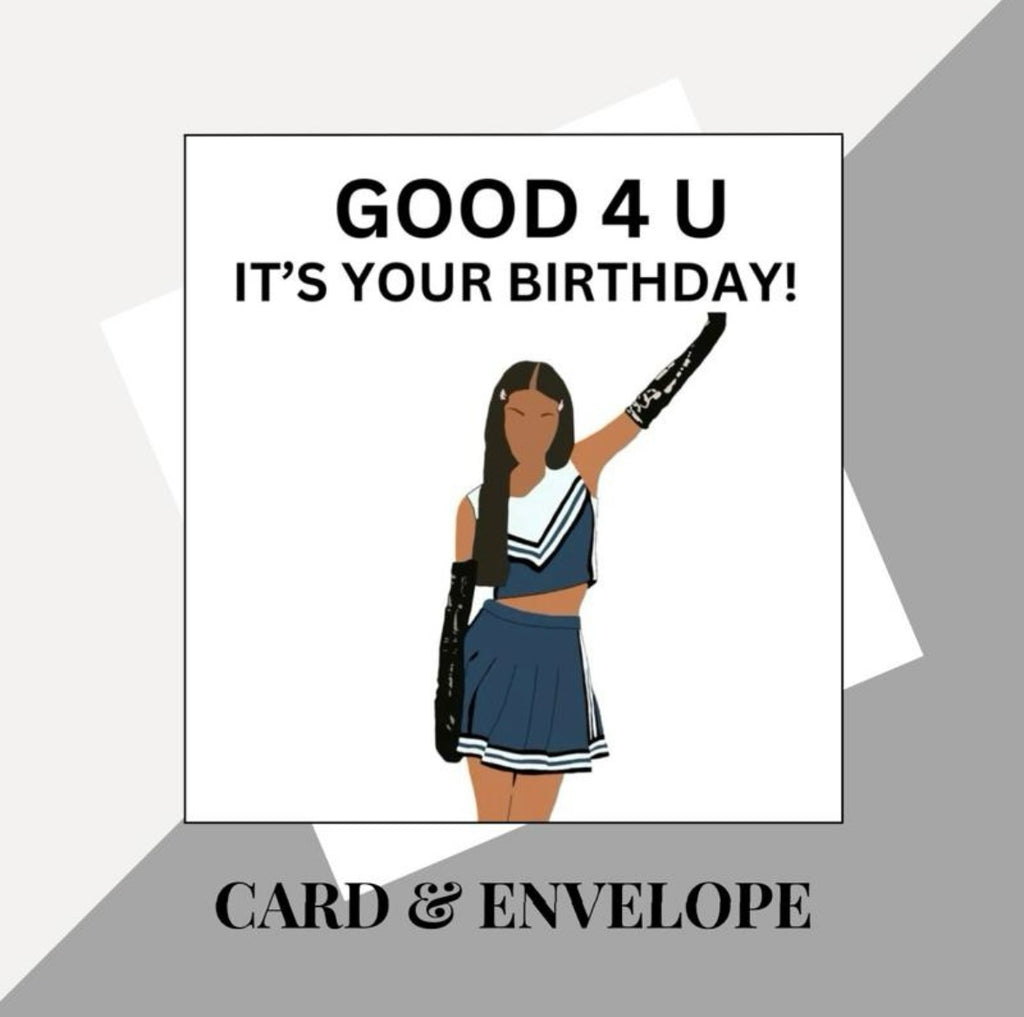 Olivia Rodrigo inspired birthday cards