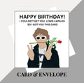 Lewis Capaldi inspired birthday cards