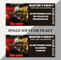Busted Vs McFly tour inspired souvenir tickets
