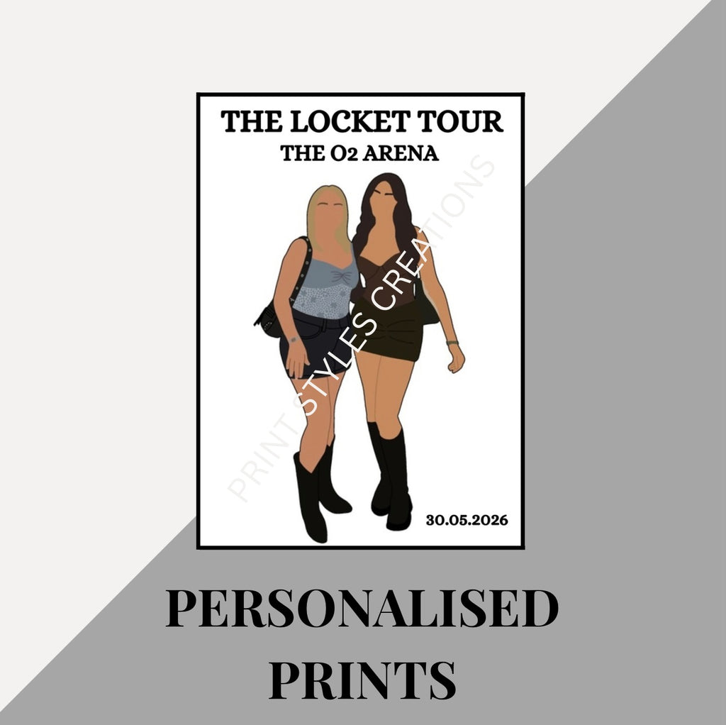 Madison Beer The Locket Tour personalised tour prints