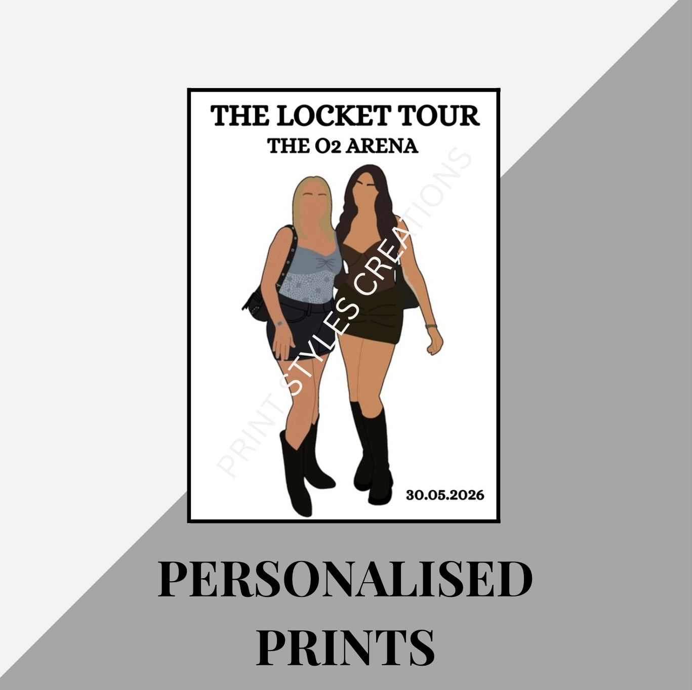 Madison Beer The Locket Tour personalised tour prints