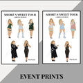 Sabrina Carpenter ‘Short N Sweet Tour’ inspired event prints